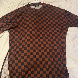 Dressed in lala checkered set in toasted marshmallow